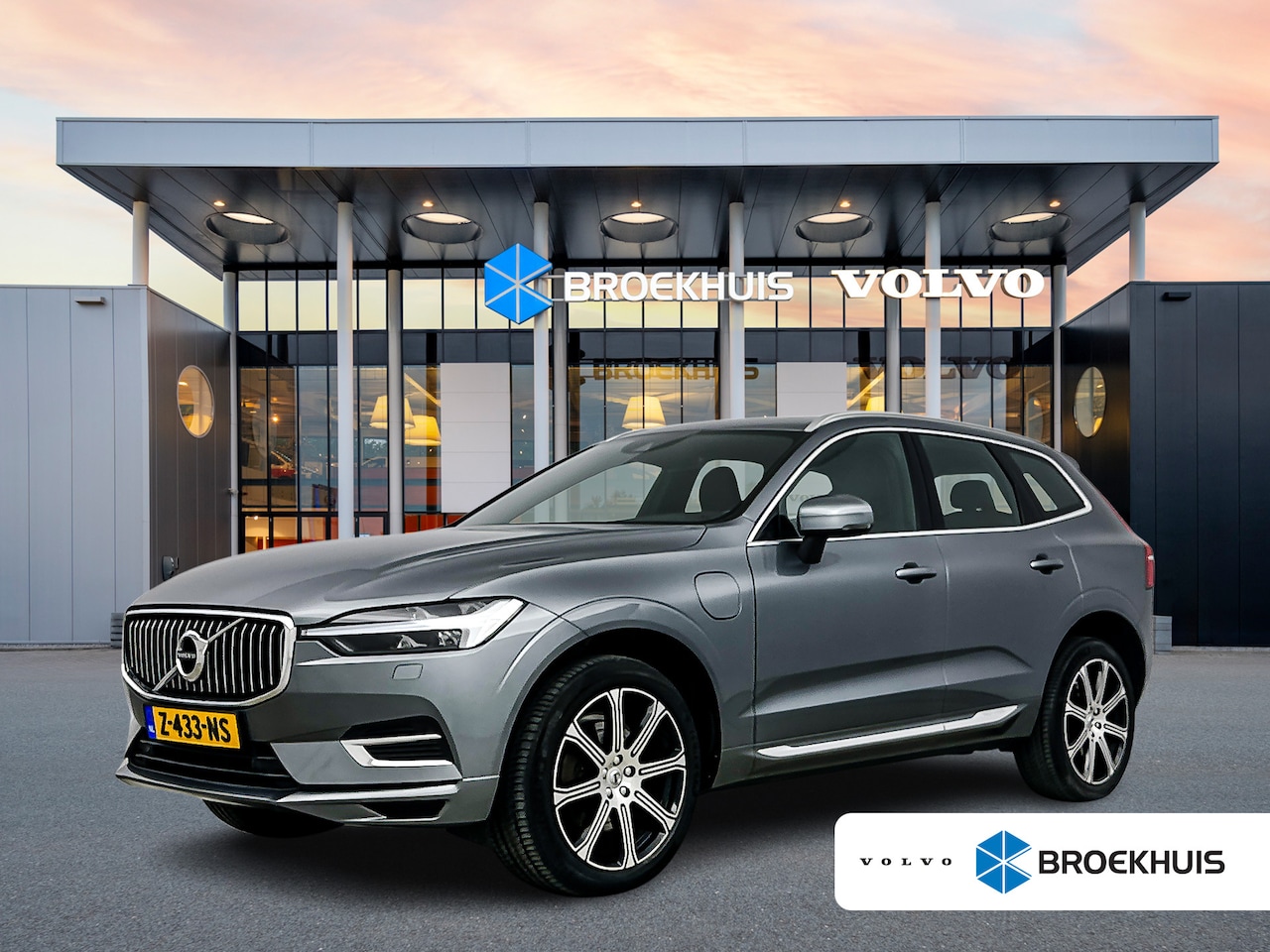 Volvo XC60 - T8 Recharge Inscription | 20" | Luchtvering | Harman Kardon | Trekhaak | Panoramadak | Ful - AutoWereld.nl