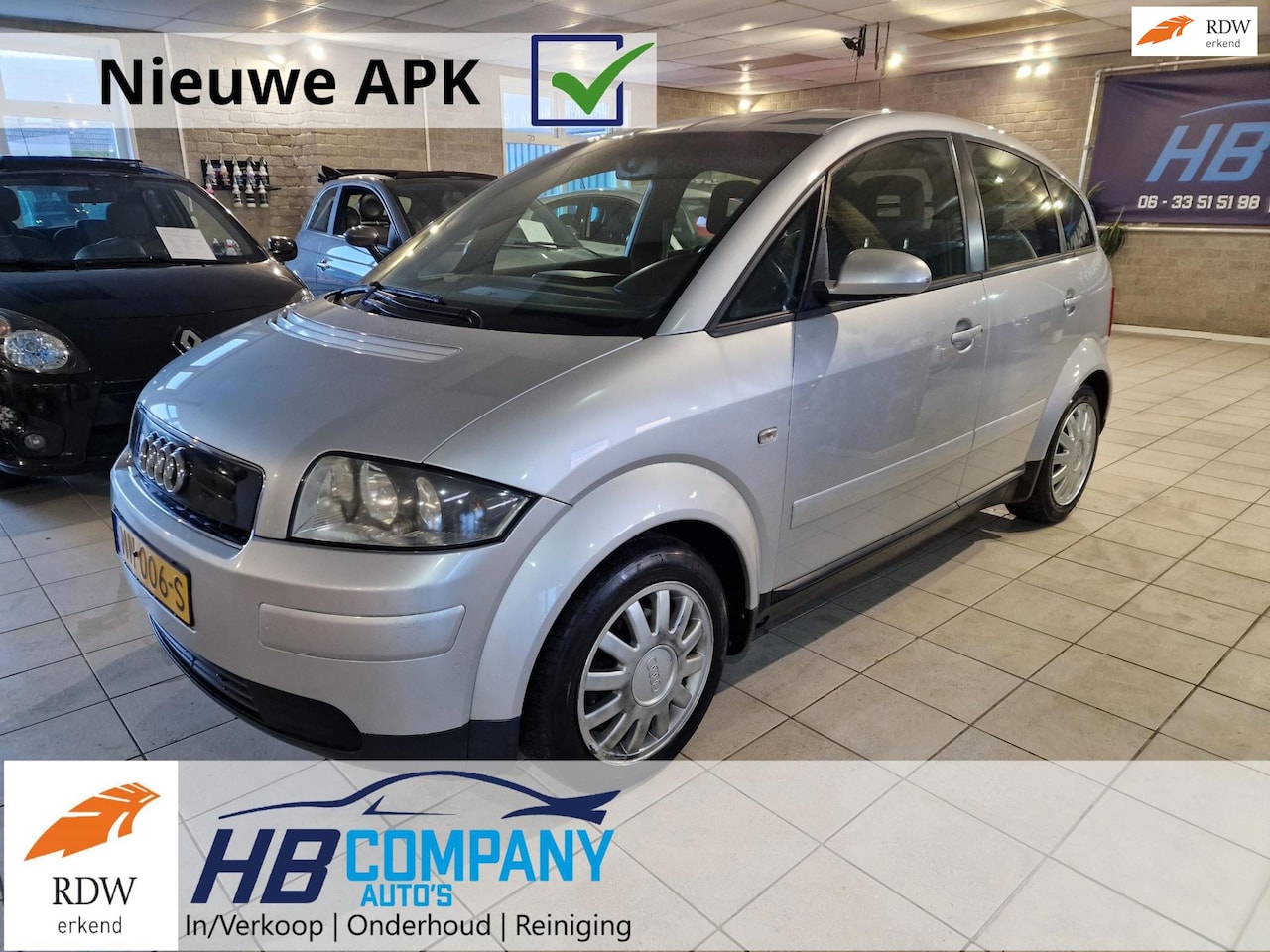 Audi A2 - 1.4 exclusive | Nette auto | Nieuwe APK | Airco | Weinig KM's - AutoWereld.nl