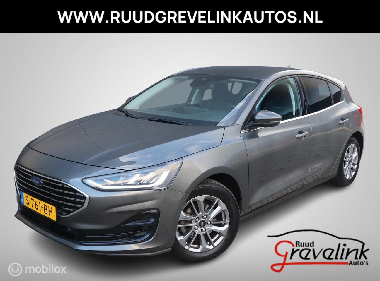 Ford Focus - Hatchback EcoBoost Hybrid 125 PK H6 Groot Navigatie Chroom DonkerGlas Clima Pdc V+A - AutoWereld.nl