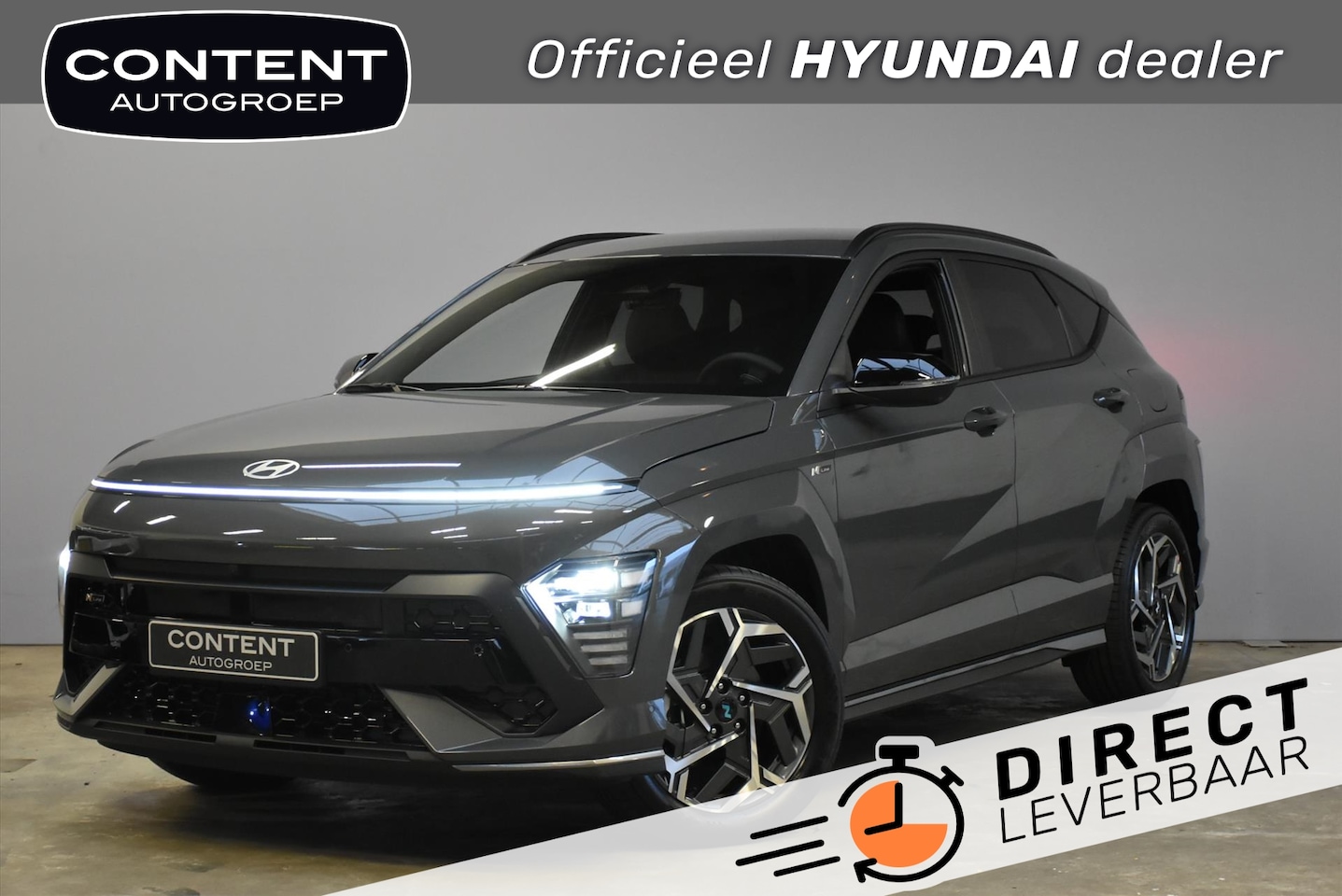 Hyundai Kona - 1.6 GDI HEV DCT N-Line MY 26 I Inruilvoordeel! - AutoWereld.nl