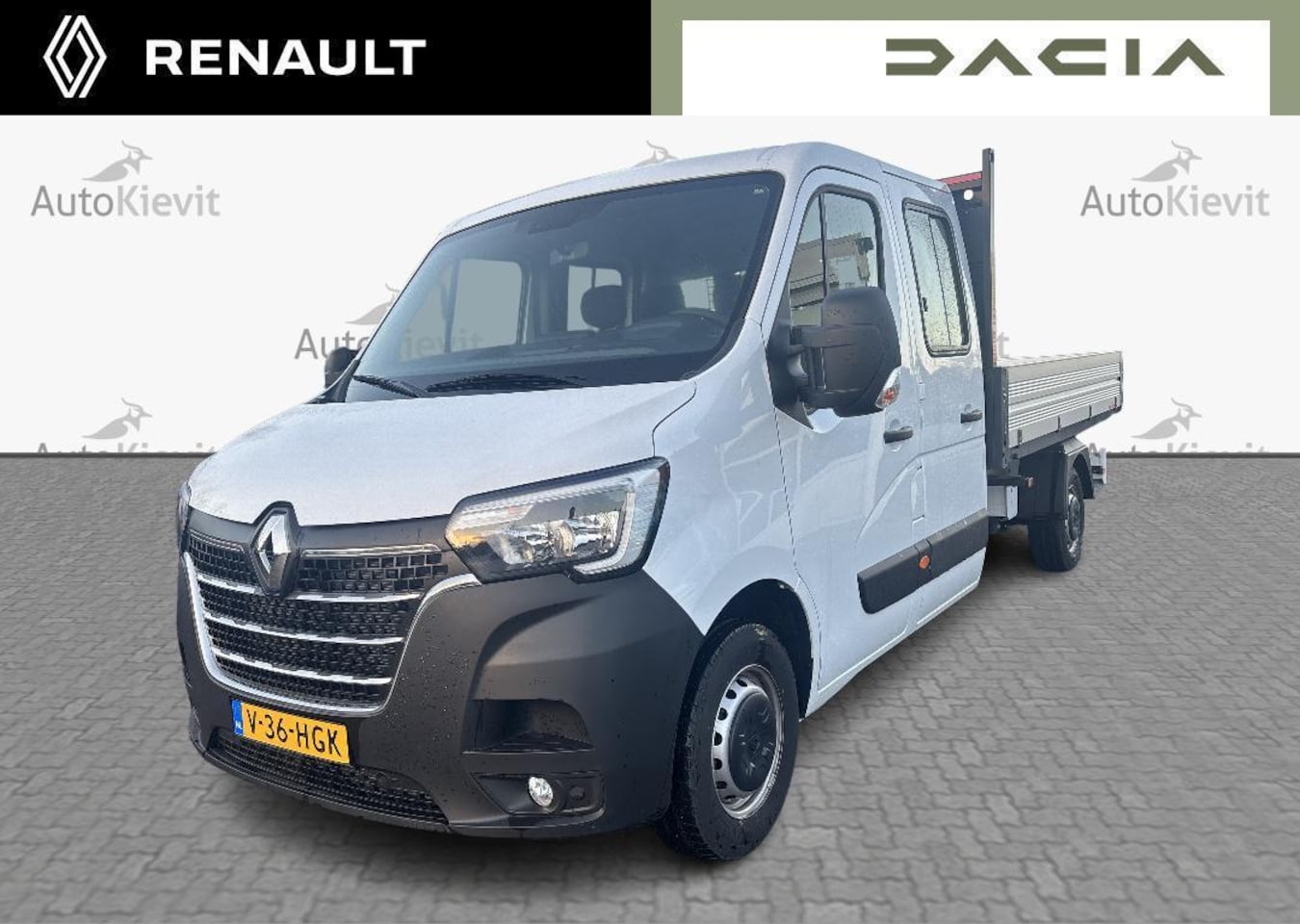 Renault Master - T35 2.3 dCi 165 L3 Dubbel Cabine Laadbak Kipper Pick Up Comfort - AutoWereld.nl