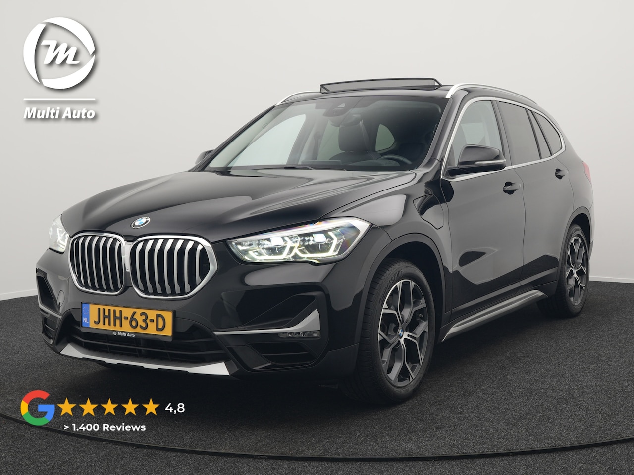 BMW X1 - xDrive25e Sportline Plug In Hybrid 222pk Dealer O.H. PHEV | Trekhaak Afn. | Panodak | Head - AutoWereld.nl