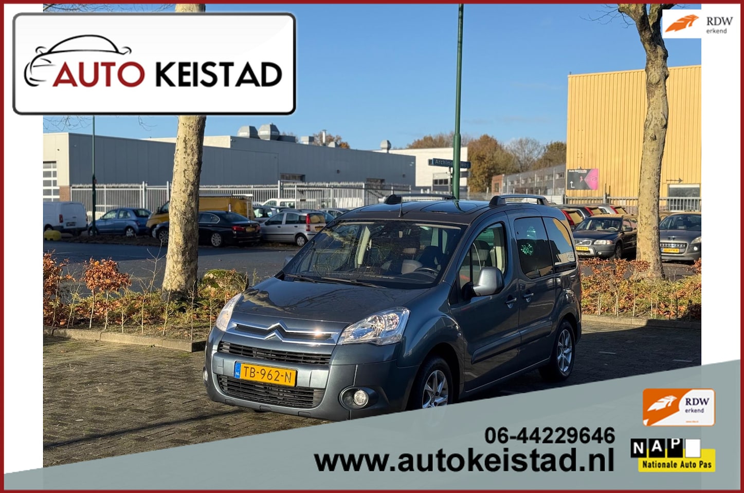 Citroën Berlingo - 1.6 VTi 120 PANORAMA/CLIMA/PARKEERSENSOR! VELE OPTIES! - AutoWereld.nl