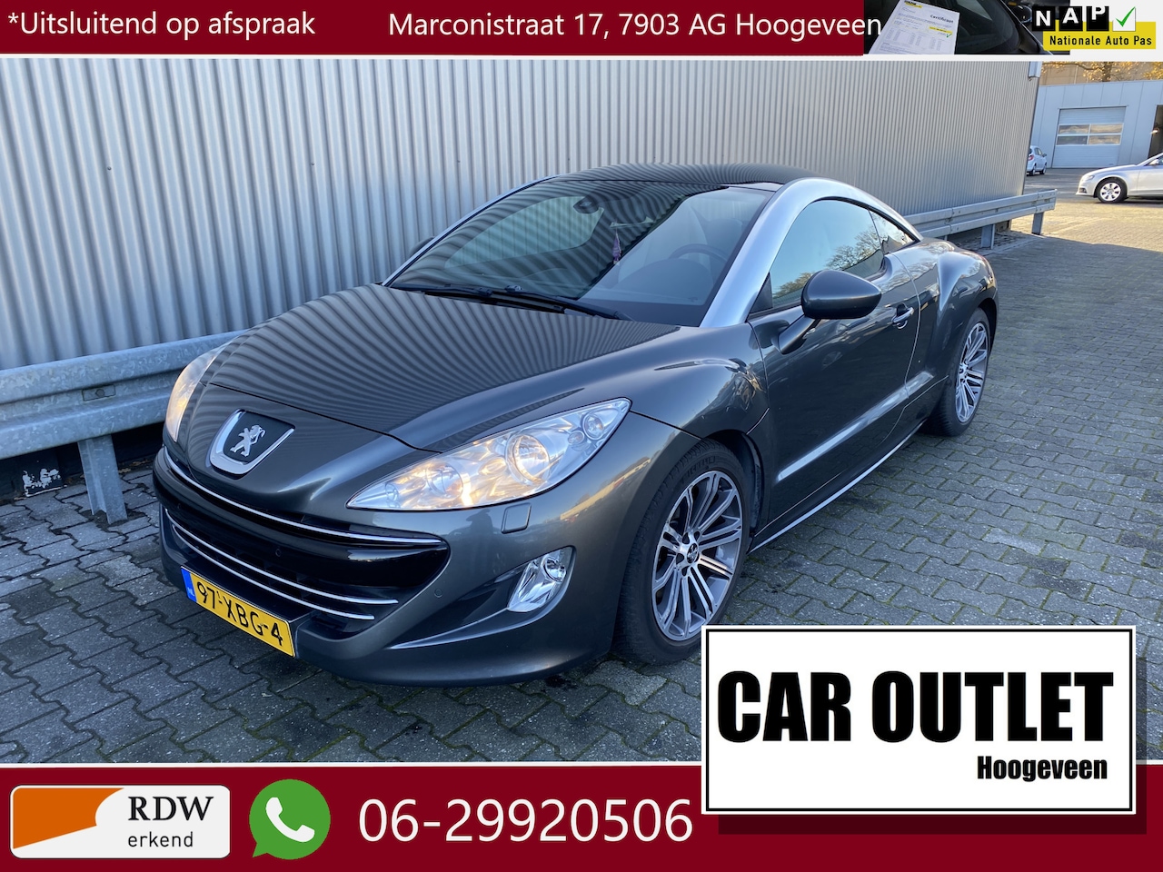 Peugeot RCZ - 1.6 THP Limited Edition 164Dkm, Leer, Clima, CC, PDC, LM, nw. APK – Inruil Mogelijk – - AutoWereld.nl