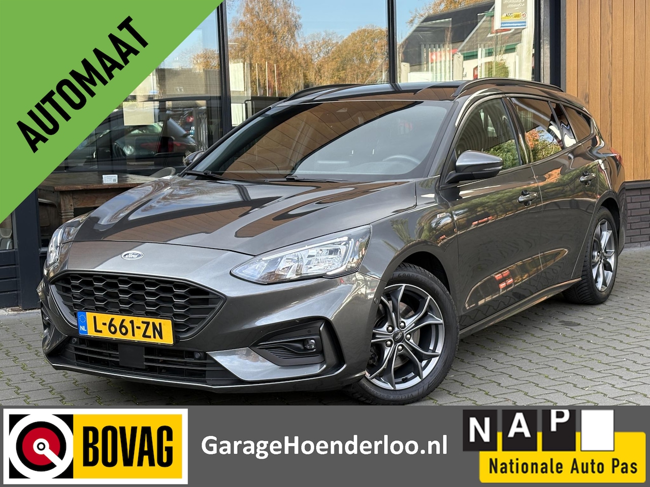 Ford Focus Wagon - 1.0 EcoBoost ST-Line, Trekhaak, Stoel/Stuurverw. Garantie - AutoWereld.nl