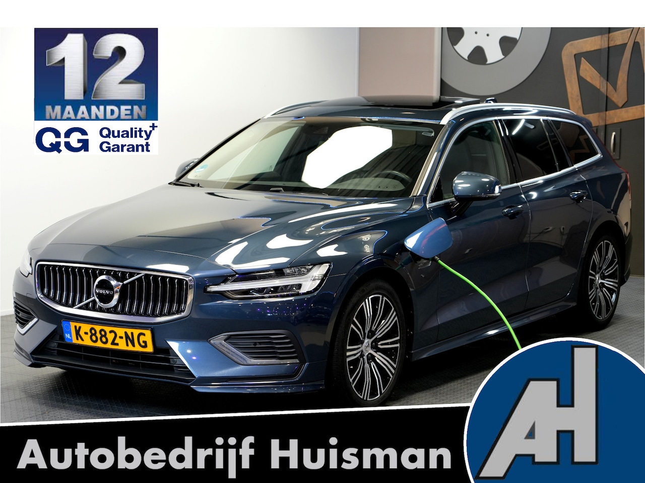 Volvo V60 - 2.0 T6 AWD 250kW/340pk Aut8 Recharge Inscription PANORAMADAK + MASSAGE STOELEN + ADAPT.CRU - AutoWereld.nl
