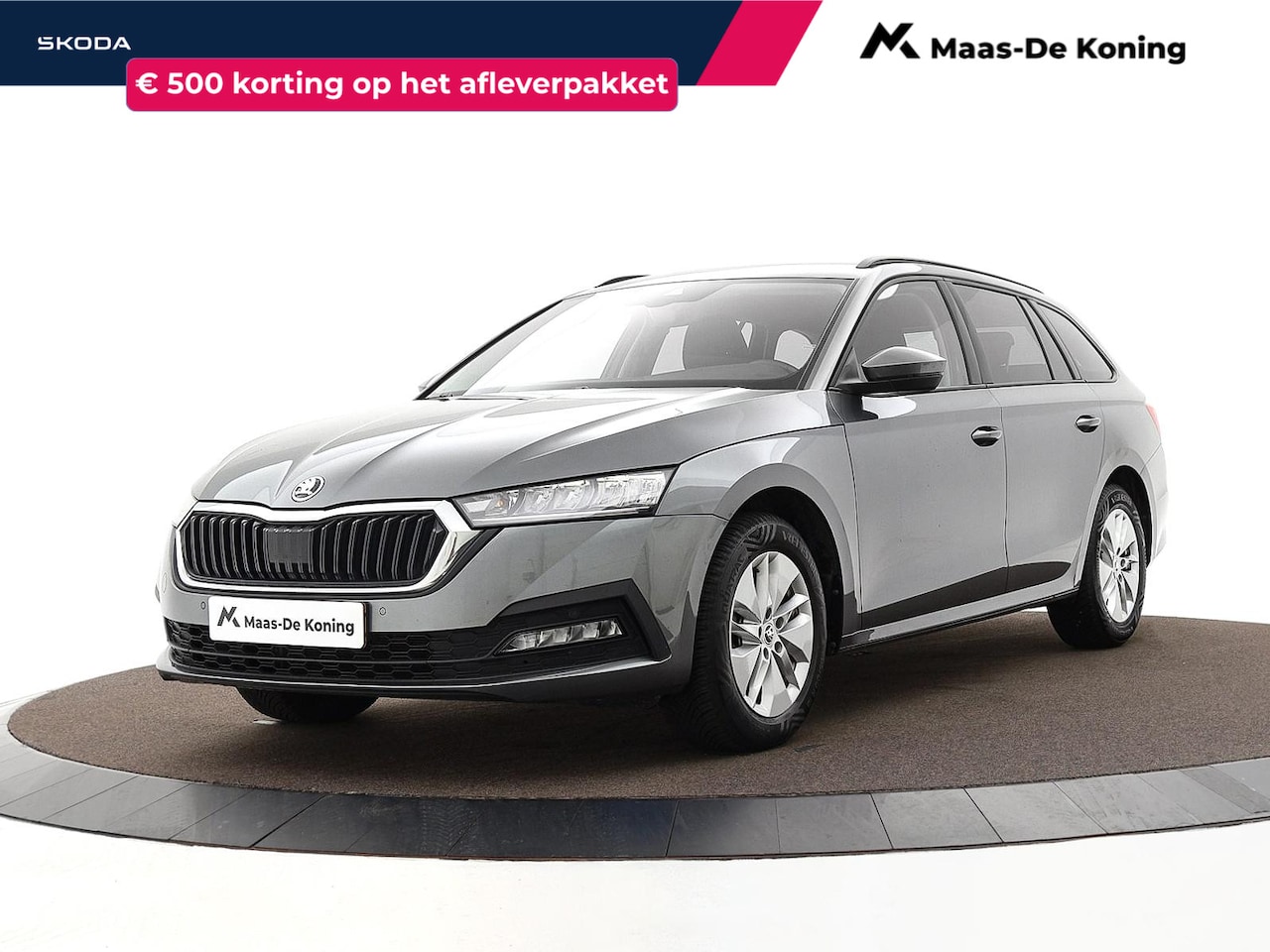 Skoda Octavia Combi - 1.0 TSI 110pk Business Edition · Apple/Android Car Play · Navigatie · P-Sensoren · Elek. A - AutoWereld.nl
