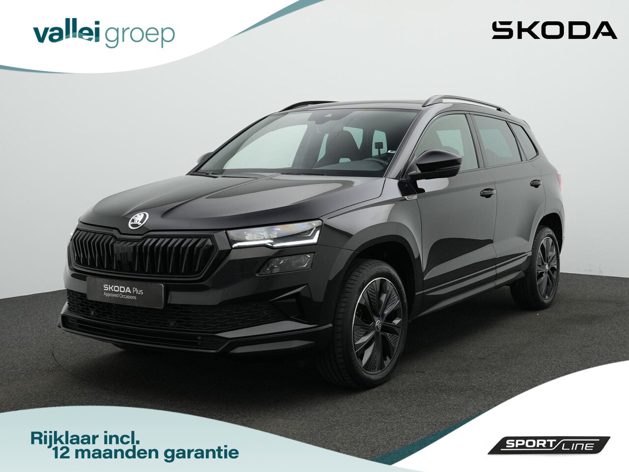 Skoda Karoq - 1.5 TSI ACT 150 pk DSG Sportline Business | Panoramadak | Matrix LED | Stuur-/stoelverwarm - AutoWereld.nl