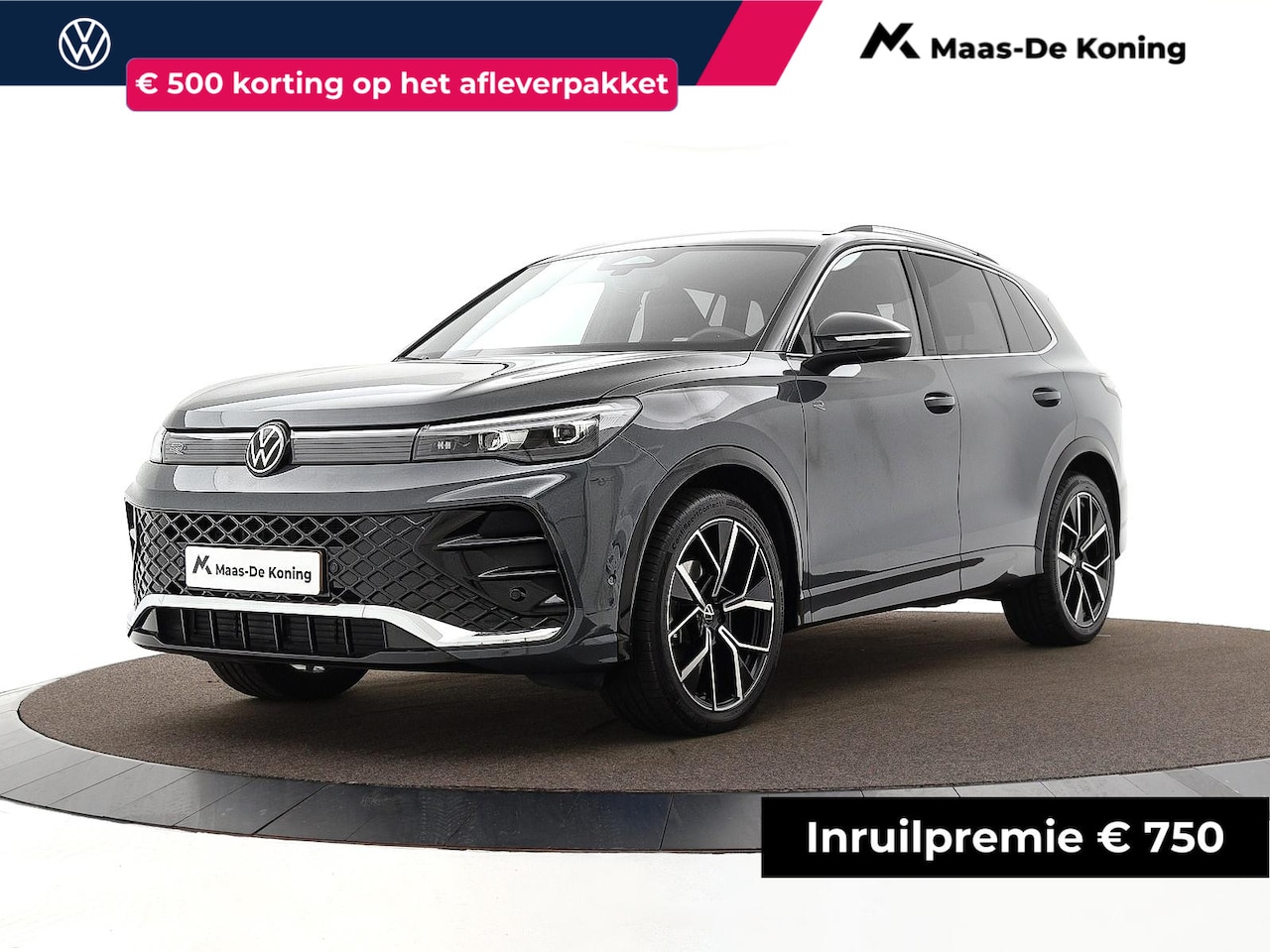 Volkswagen Tiguan - 1.5 eTSI 150pk DSG R-Line Business · Apple/Android Car Play · Camera · Elek. Trekhaak · Ma - AutoWereld.nl