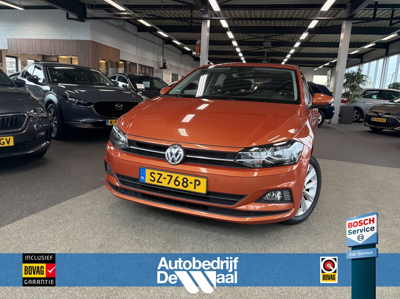 Volkswagen Polo - 1.0 TSi 95pk Highline 5-drs. VIRTUAL/CLIMA/NAVI/CARPLAY/PDC/16INCH/ADAPT.CRUISE - AutoWereld.nl