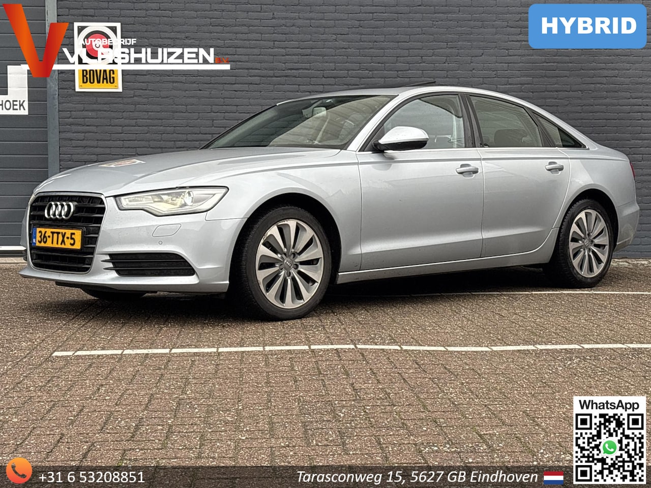 Audi A6 Limousine - 2.0 TFSI Hybrid Pro Line Plus | 250 PK! | Schuif/kanteldak | Leder |  Cruise | Climate | N - AutoWereld.nl