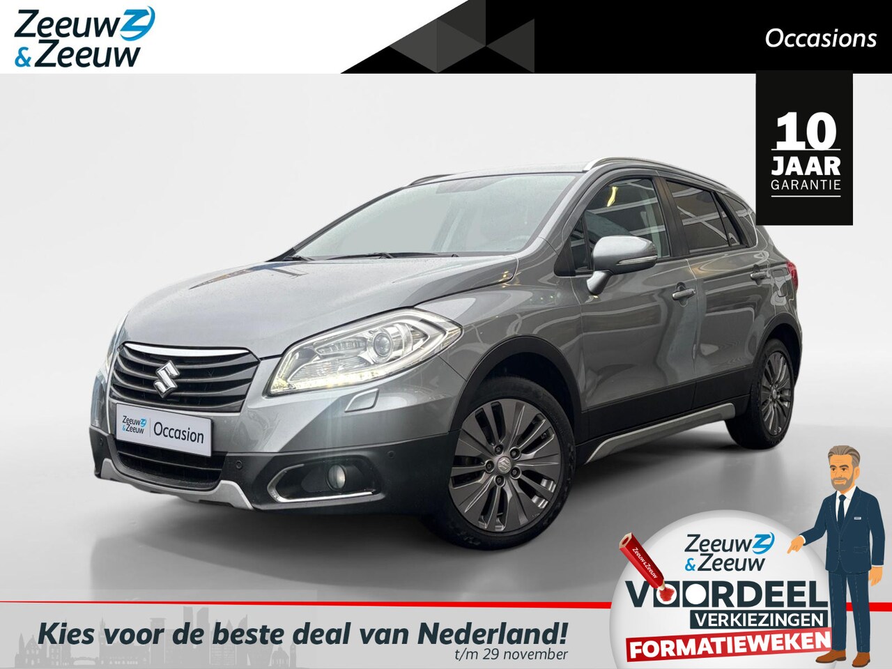 Suzuki SX4 S-Cross - 1.6 High Executive | Automaat | Leder | Camera | NET BINNEN! - AutoWereld.nl