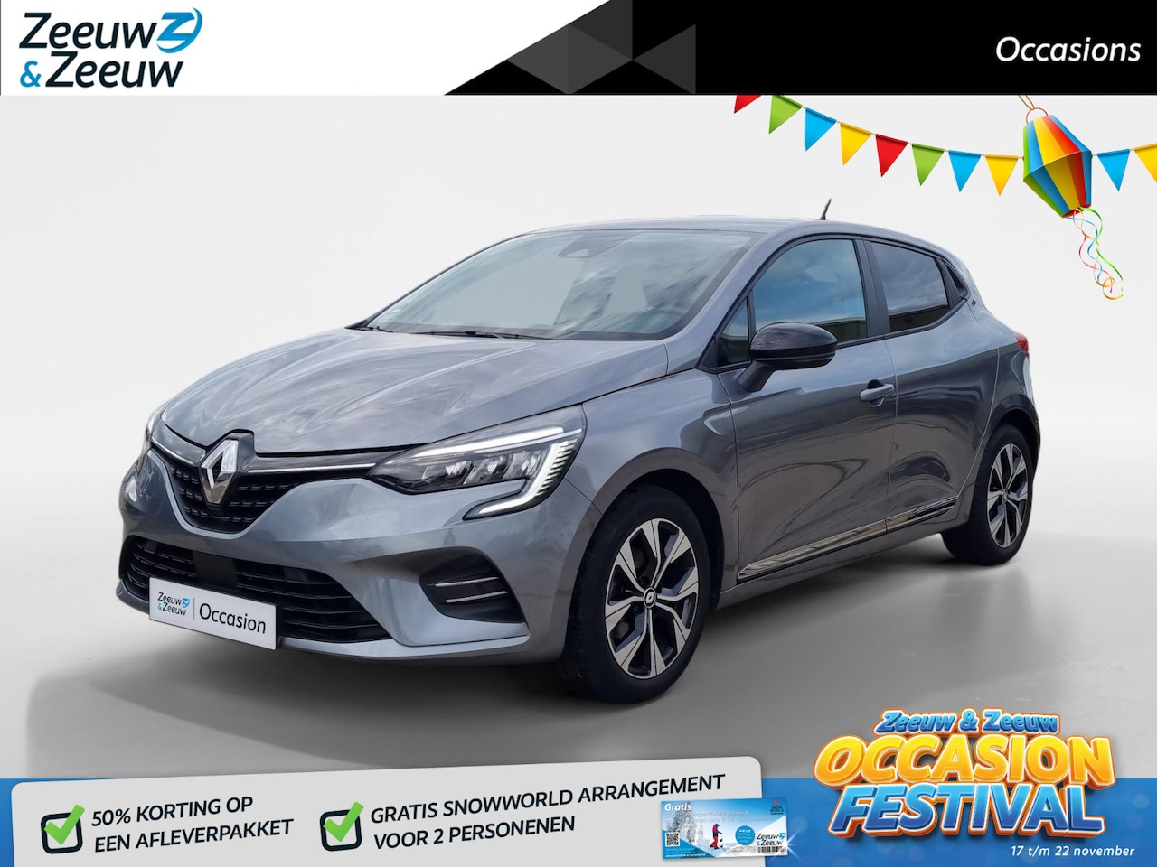 Renault Clio - 1.0 TCe 90 Evolution * Cruise Control * Carplay * Navigatie * LM Velgen 16" * - AutoWereld.nl
