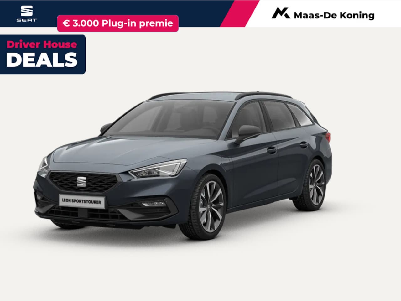SEAT Leon Sportstourer - FR Business 1.5 TSI eHybrid 150 kW / 204 PK Statio | 18'' Lichtmetalen Velgen | Safe & dri - AutoWereld.nl