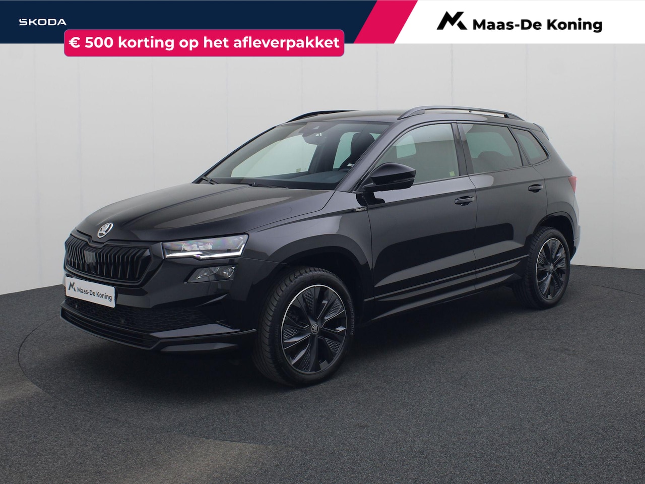 Skoda Karoq - 1.5TSI/150PK ACT Sportline DSG · Navigatie · Trekhaak · Apple/Android Car Play · Camera · - AutoWereld.nl