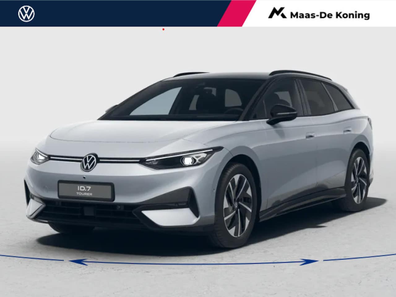 Volkswagen ID.7 Tourer - Pro Limited Edition 77 kWh accu 286PK · verwarmd stuurwiel · Draadloze telefoonlader · - AutoWereld.nl