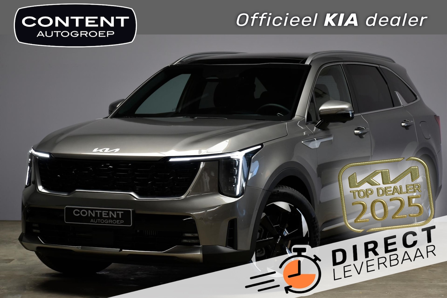 Kia Sorento - 1.6 T-GDi 253pk Plug-in Hybrid Aut AWD ExecutiveLine DIRECT LEVERBAAR - AutoWereld.nl