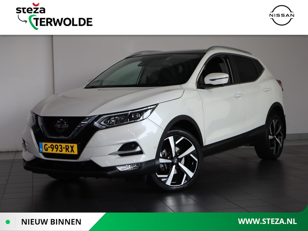 Nissan Qashqai - 1.3 DIG-T Tekna | AUTOMAAT | Panoramadak | Trekhaak | Stoelverwarming - AutoWereld.nl