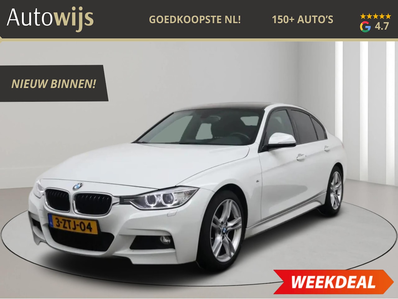 BMW 3-serie - 316i Executive|M-SPORT|ALCANTARA|112DKM|NL AUTO|GROOT NAVI| - AutoWereld.nl