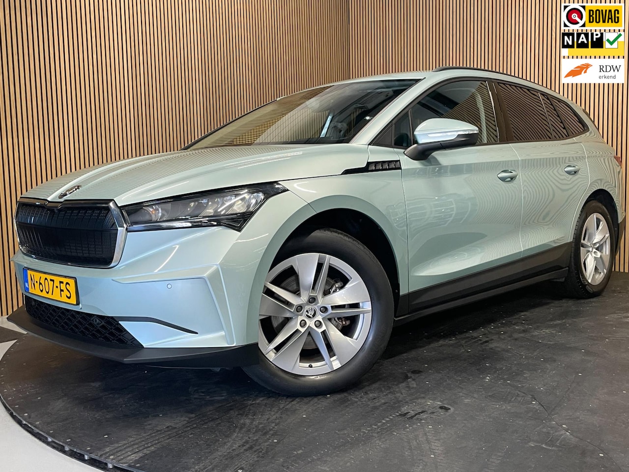 Skoda Enyaq iV - 60|ACHTERUITRIJCAMERA|APPLE CARPLAY|ANDROID AUTO|NAVIGATIE|CLIMATE, CRUISE CONTROL|NL-AUTO - AutoWereld.nl