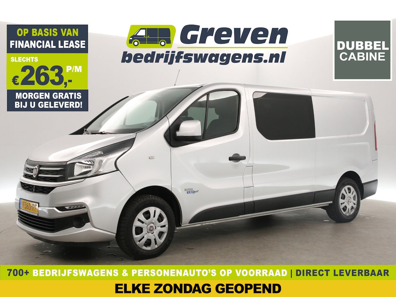 Opel Vivaro - Fiat Talento 1.6 MJ EcoJet L2H1 | DC | Airco | Cruise | Camera | Trekh. | Navigatie | Park - AutoWereld.nl