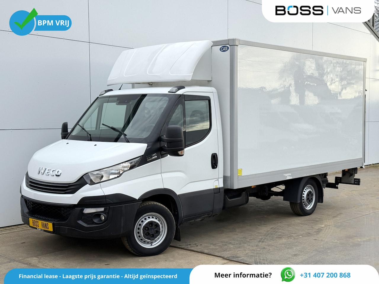 Iveco Daily - 35S14 2.3 Automaat Laadklep Climate Control Standkachel Koffer Bakwagen Meubelbak - AutoWereld.nl