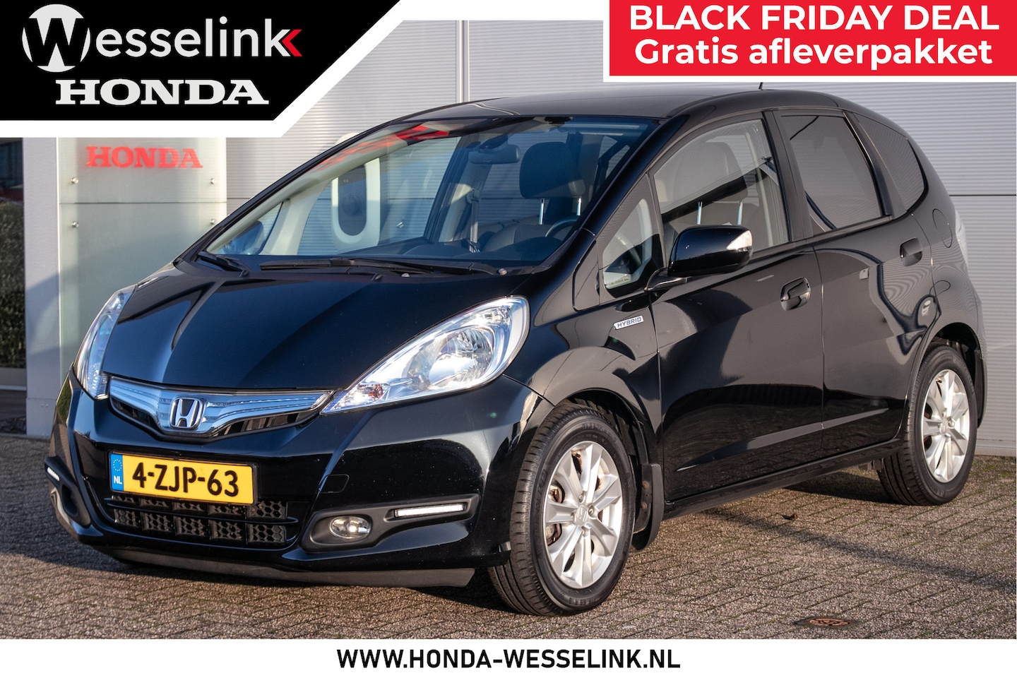 Honda Jazz - 1.4 Hybrid Exclusive - Dealerond. | Stoelverw. | Airco | Panodak | Leder - AutoWereld.nl