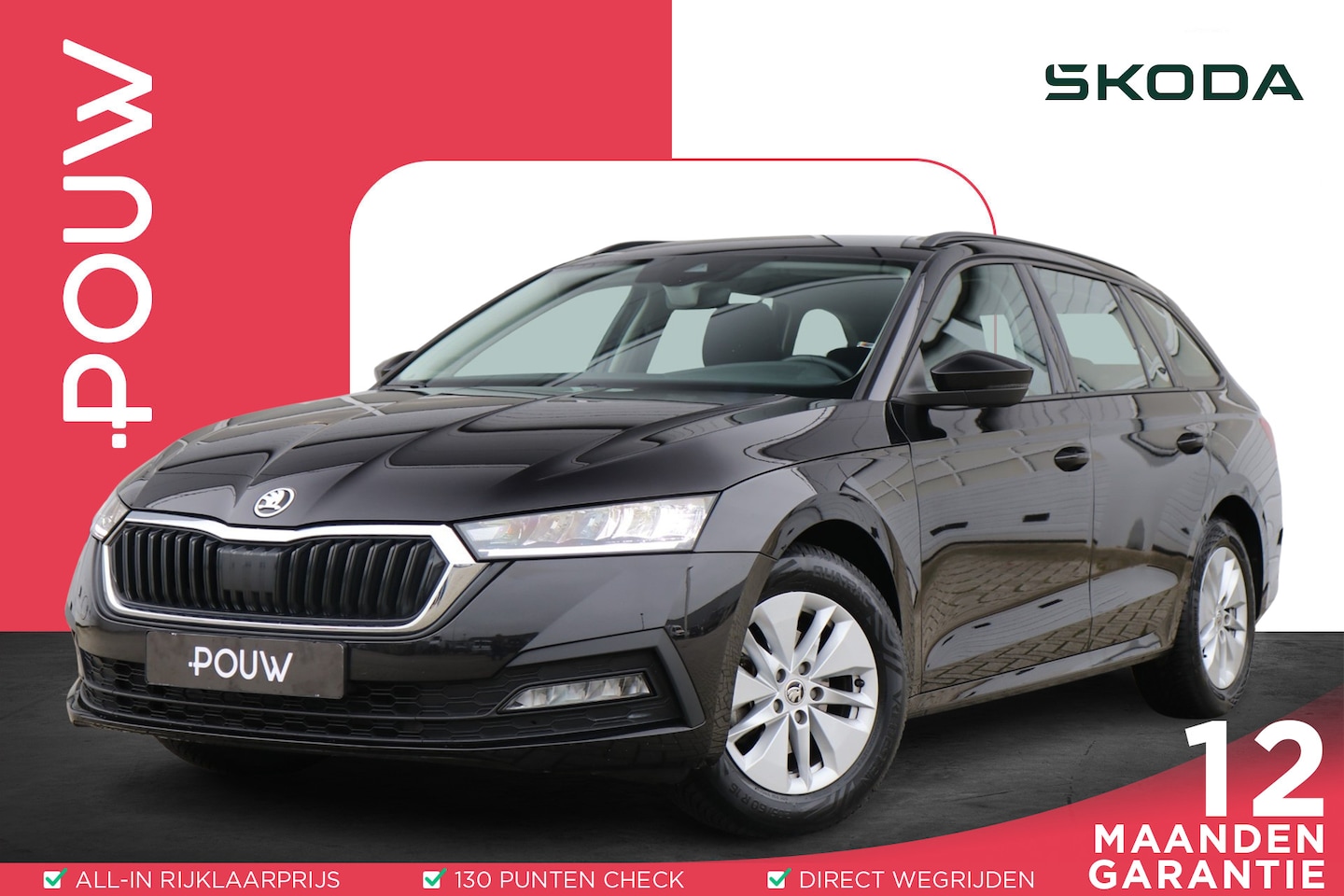 Skoda Octavia Combi - 1.0 TSI 110pk Ambition | Trekhaak | Navigatie | Cruise Control - AutoWereld.nl