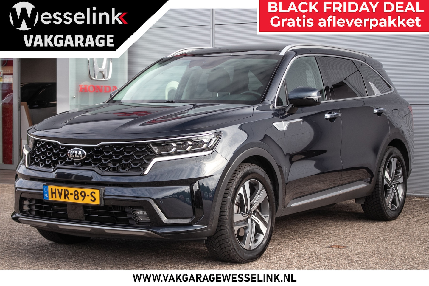 Kia Sorento - 1.6 T-GDI Plug-in Hybrid 4WD ExecutiveLine 7p. Nav | Ad. Cruise | Schuif/-kanteld. | 7-per - AutoWereld.nl