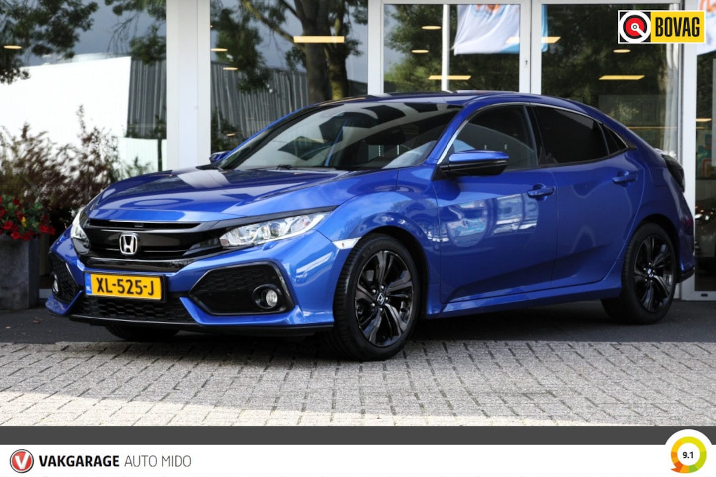 Honda Civic - 1.0 i-VTEC Automaat Premium | NLD auto | Navigatie - AutoWereld.nl