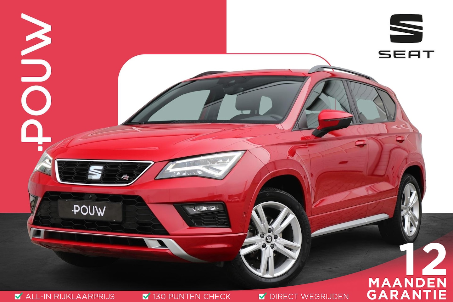 SEAT Ateca - 1.5 TSI 150pk DSG FR Business Intense | Navigatie | 360 Camera | Beats | Elektrische Achte - AutoWereld.nl