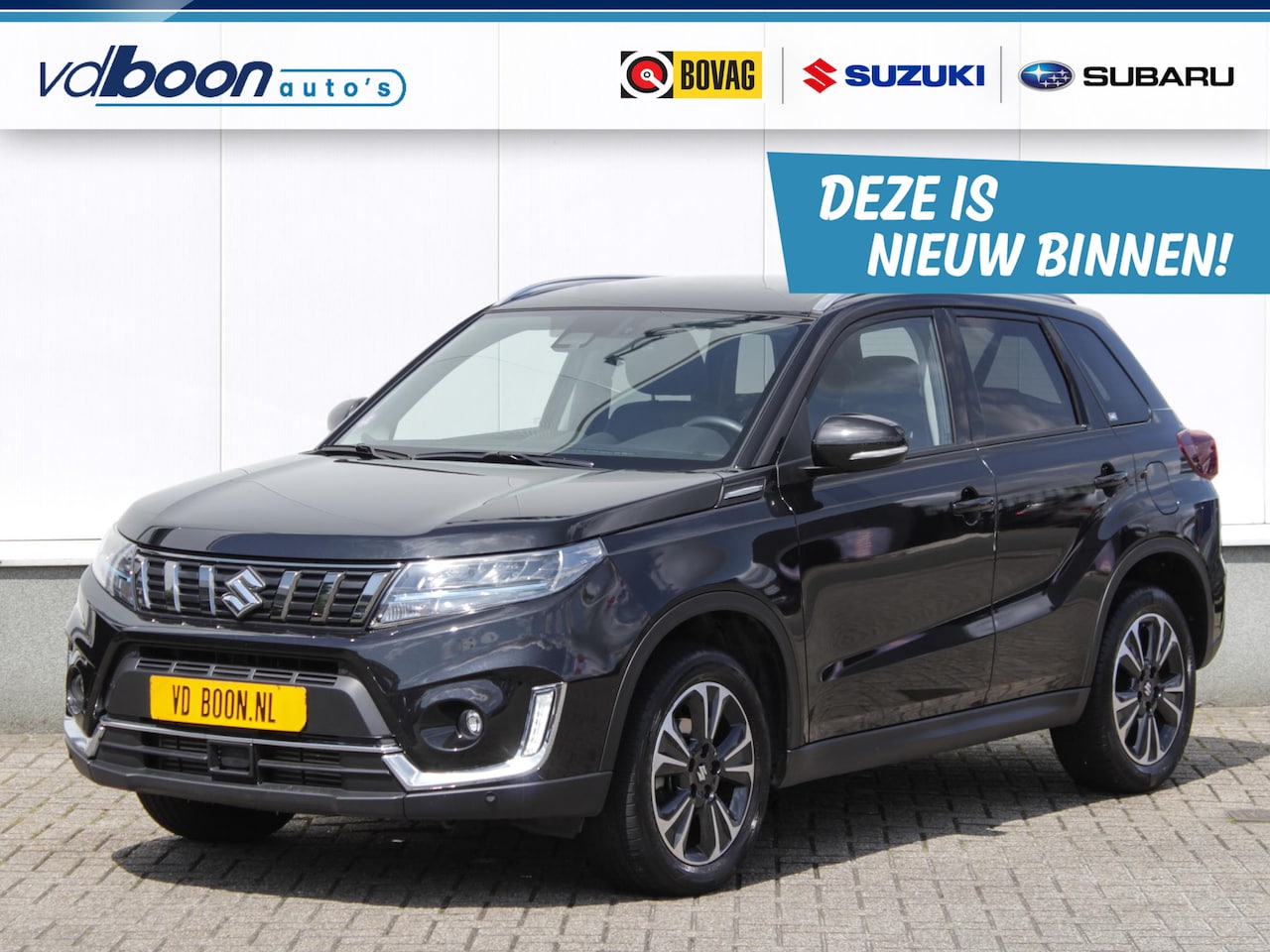 Suzuki Vitara - 1.4 Boosterjet Style Smart Hybrid | Navi | Adap. Cruise | Leder | Trekhaak | Lm-Velgen - AutoWereld.nl