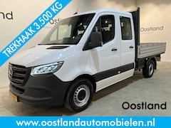 Mercedes-Benz Sprinter - 317 CDI L2 RWD DC Dubbel Cabine Open Laadbak / Euro 6 / Trekhaak 3500 KG / Airco / Cruise