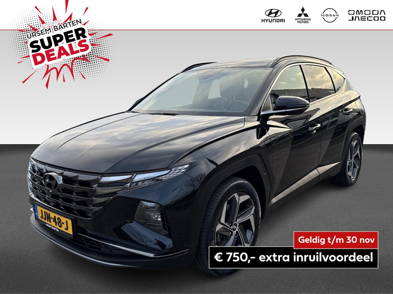 Hyundai Tucson - 1.6 T-GDI HEV Premium Sky Black EDTION - AutoWereld.nl