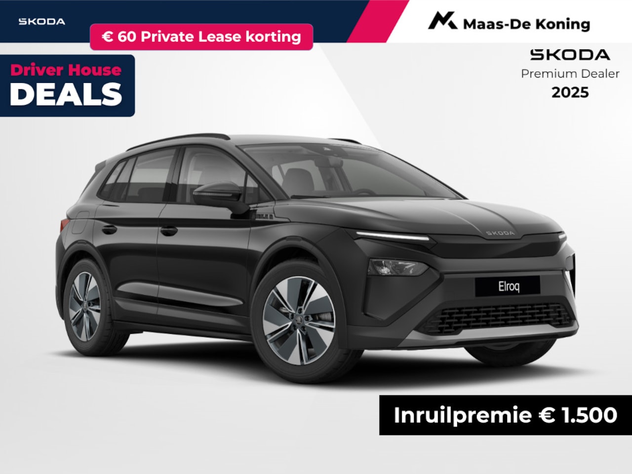 Skoda Elroq - Selection Elektromotor 125 kW / 170 PK SUV 19 Inch Regulus| PRIVATELEASE 399,- PER MAAND!! - AutoWereld.nl