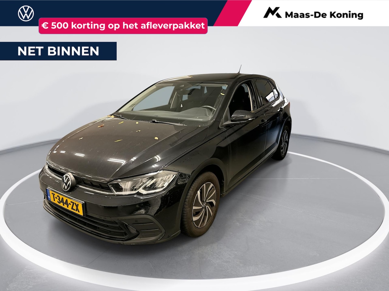 Volkswagen Polo - 1.0 TSI 95pk DSG Life · Airco · Apple/Android Car Play · P-Sensoren · DAB · Getint Glas · - AutoWereld.nl