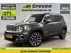 Jeep Renegade - 1.3T Limited 151PK | Grijs Kenteken | VAN | Adap. Cruise | Camera | Carplay | Keyless | Pa