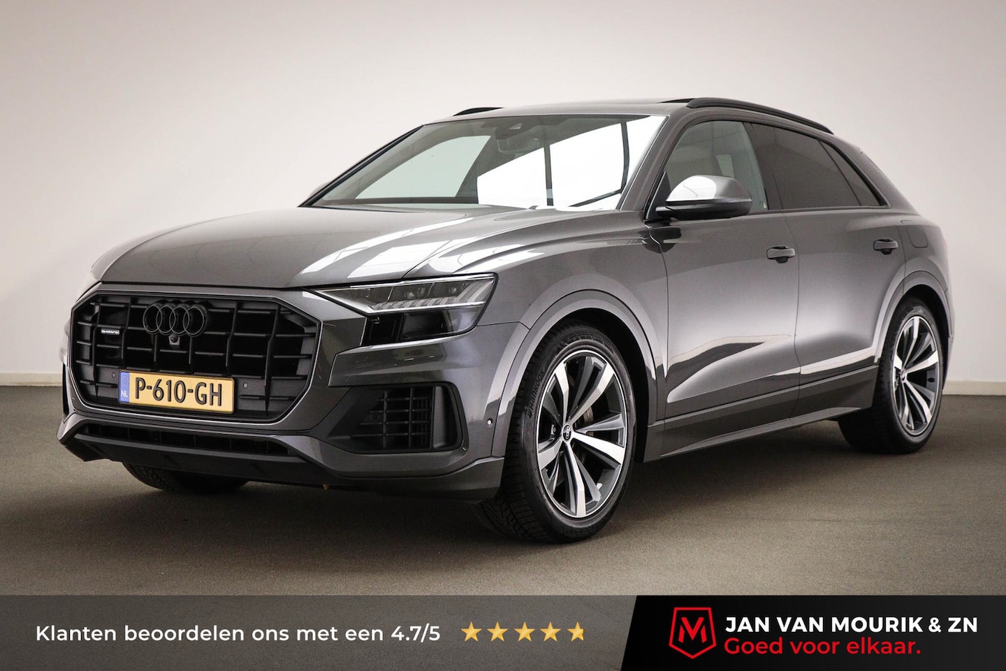 Audi Q8 - 55 TFSI e quattro Pro Line Advanced | MATRIX LED | HOUTAFWERKING | STUURVERWARMING | PANOR - AutoWereld.nl