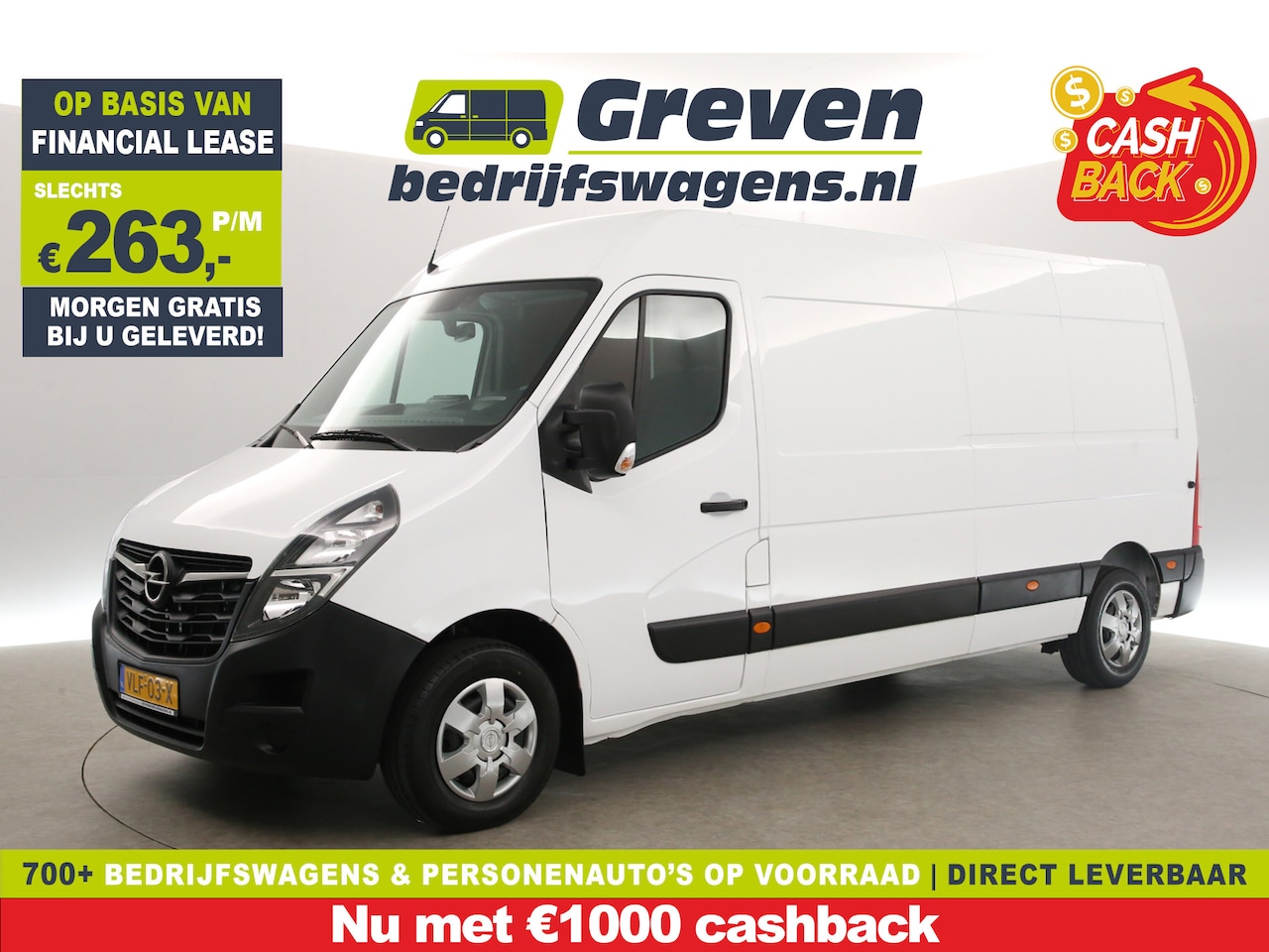 Opel Movano - 2.3 Turbo L3H2 | Airco | Camera | Cruise | Elektrpakket | Schuifdeur - AutoWereld.nl