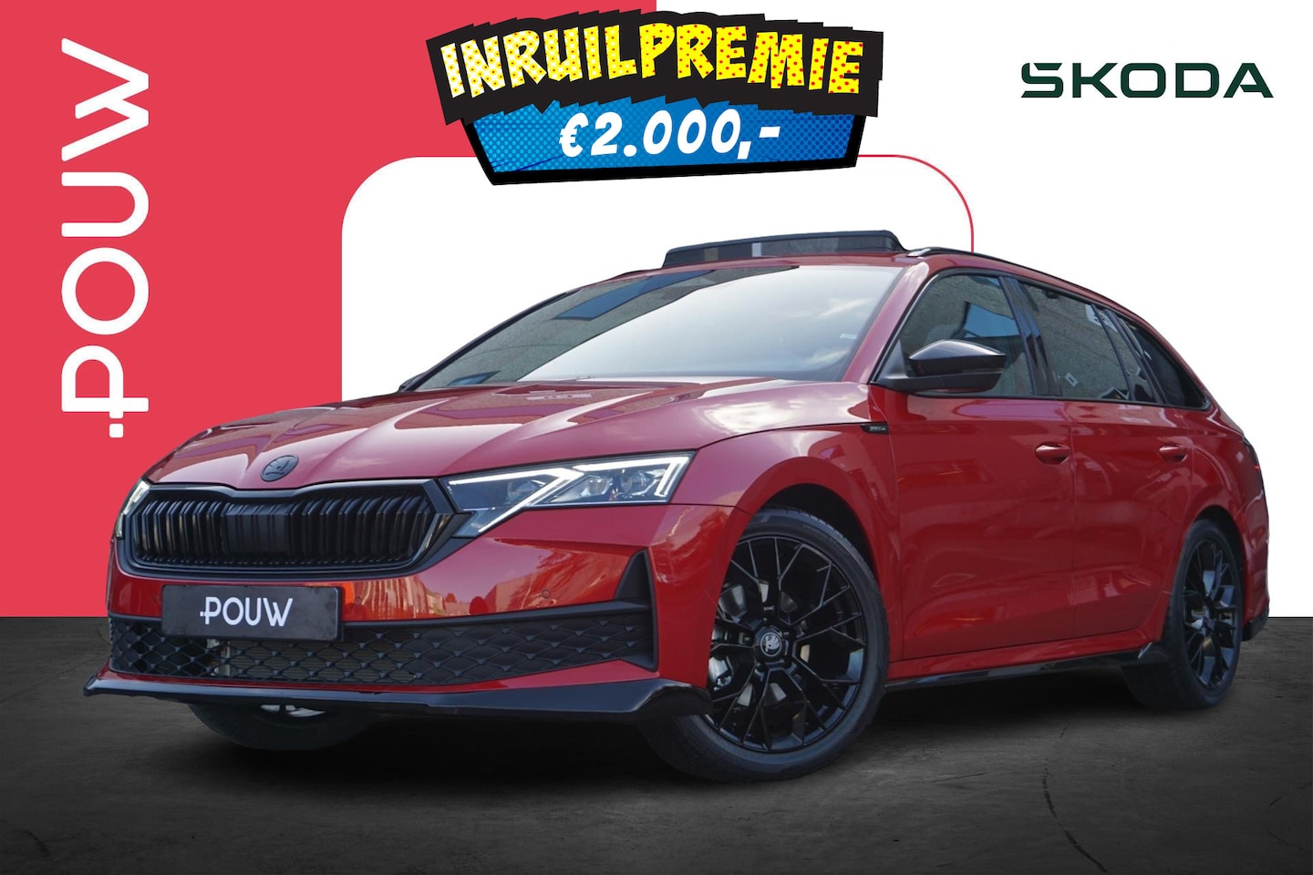 Skoda Octavia Combi - 1.5 TSI 150pk DSG MHEV Sportline Tour | Black Pakket | Panoramadak - AutoWereld.nl