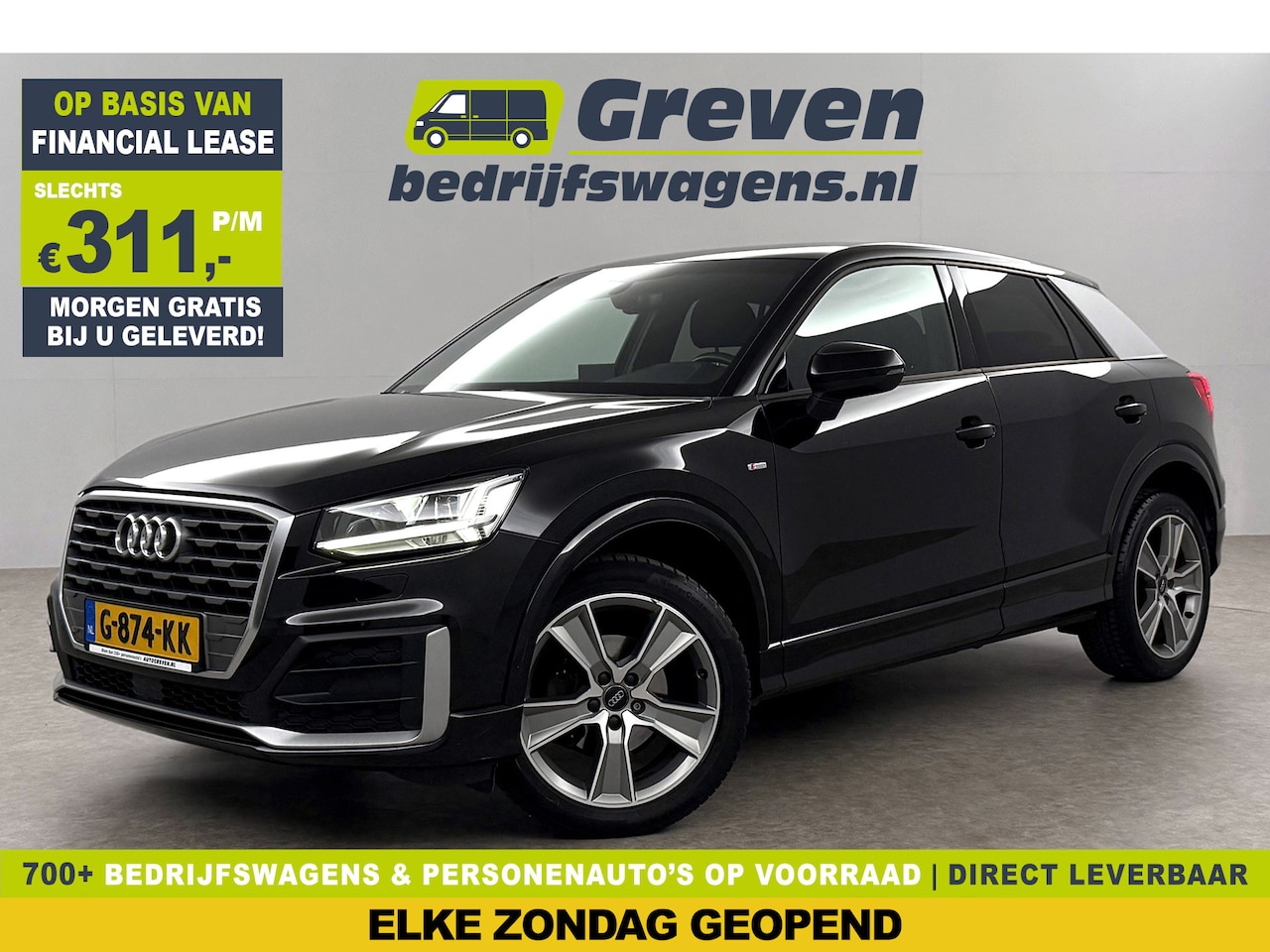Audi Q2 - 35 TFSI 150PK S-line | LED | Carplay | Clima | Cruise | Navigatie | Parkeersens. | NAP - AutoWereld.nl