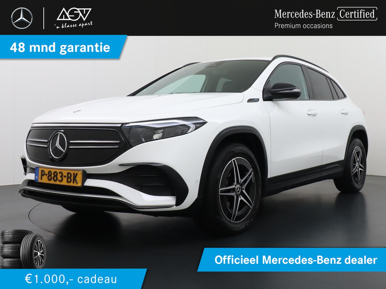 Mercedes-Benz EQA - 250 Business Solution AMG 67 kWh Accu | Trekhaak Wegklapbaar | Sfeerverlichting | Alarm kl - AutoWereld.nl