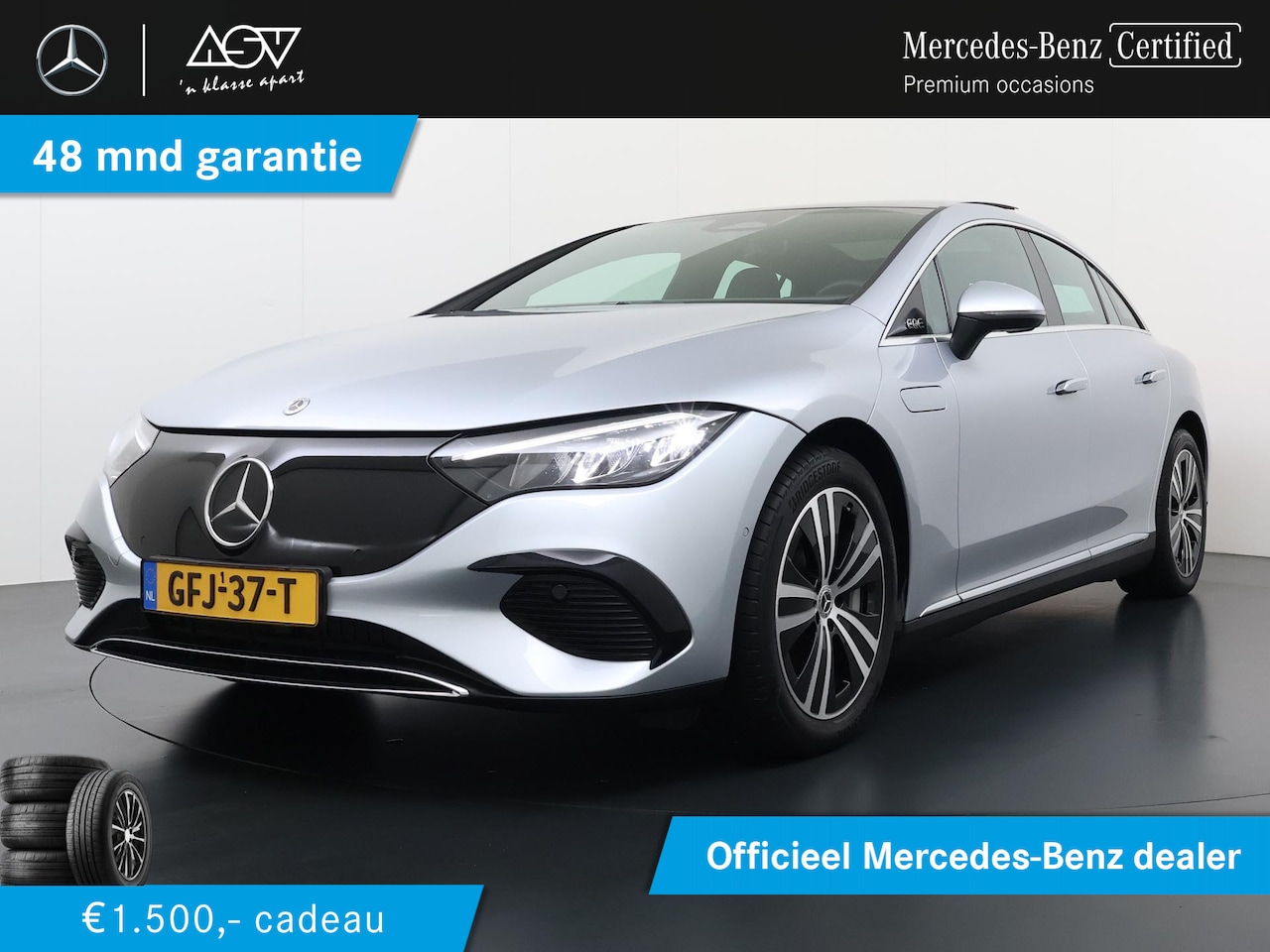 Mercedes-Benz EQE - 300 Business Edition 89 kWh Accu | Panorama - Schuifdak | Smartphone Integratiepakket | DA - AutoWereld.nl