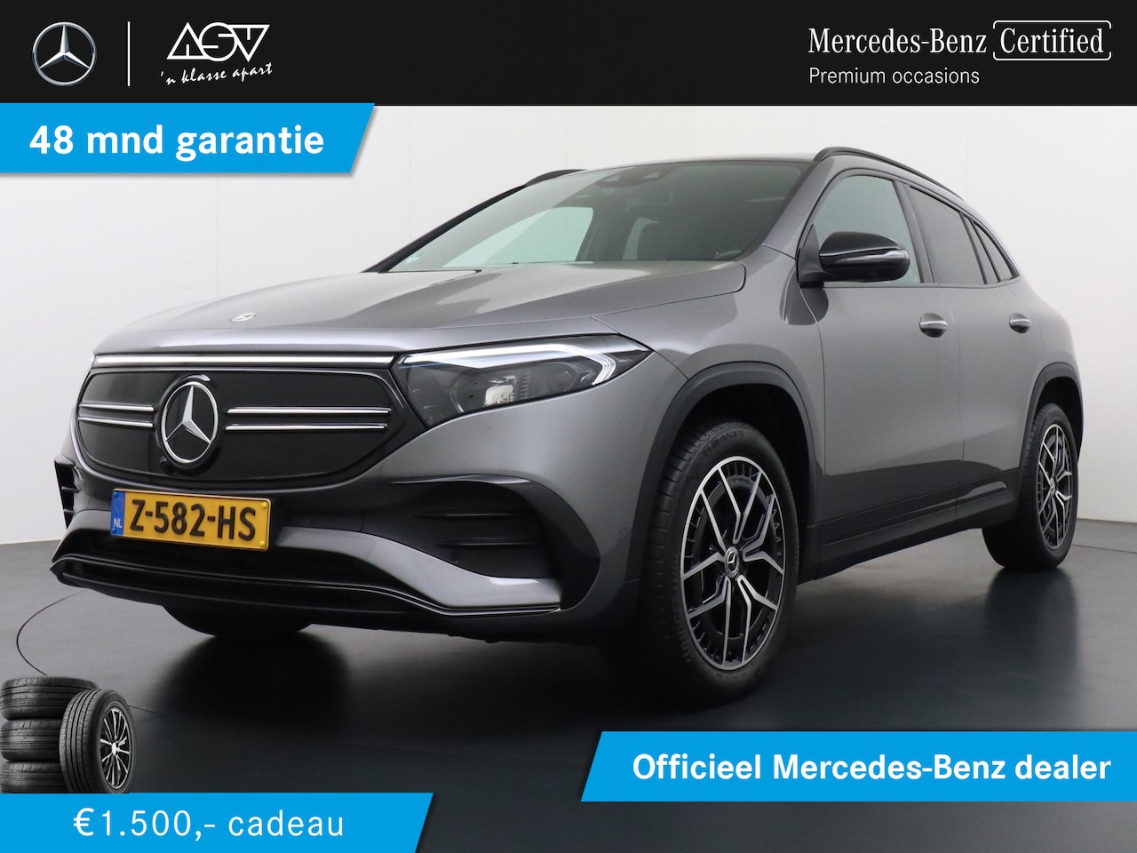 Mercedes-Benz EQA - 250+ Business Edition 71 kWh Accu | Panorama - Schuifdak | Memory Seats | 360° Camera | Sm - AutoWereld.nl