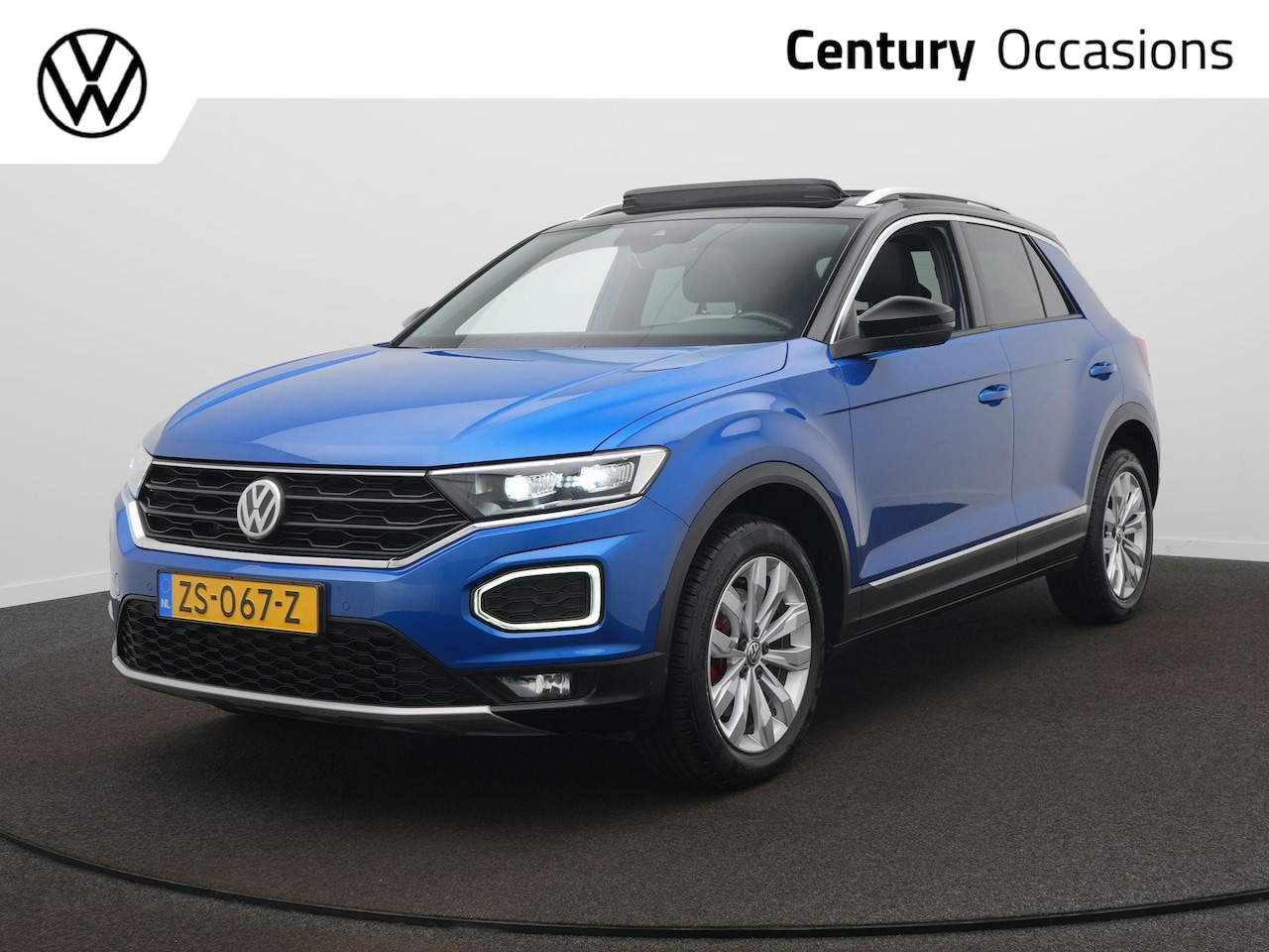 Volkswagen T-Roc - 1.5 TSI Sport Panodak - Navi - Camera - Stoelverwarming - Side assist - AutoWereld.nl