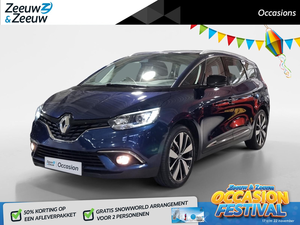Renault Grand Scénic - 1.3 TCe Limited 7p. * 1e Eigenaar * Dealeronderhouden * Navigatie * Cruise control * LM ve - AutoWereld.nl