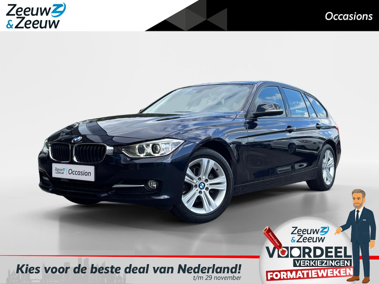 BMW 3-serie Touring - 316i Executive | Trekhaak | NL auto | Sport Line | Navi Prof | Parkeersens. | - AutoWereld.nl