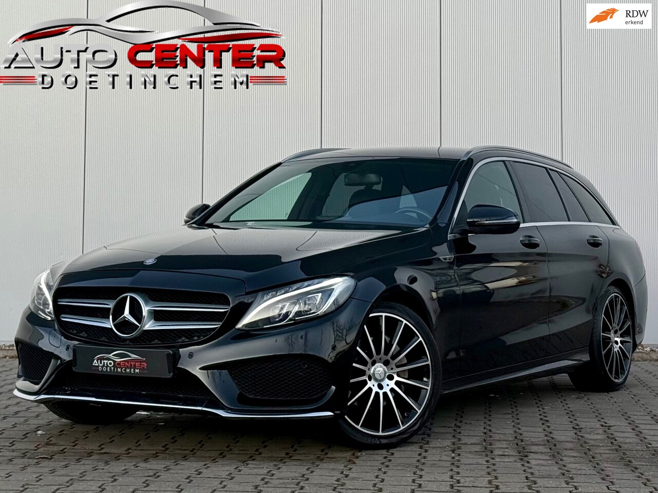 Mercedes-Benz C-klasse Estate - 180 Prestige AMG Leder|SfeerV|Trekhaak - AutoWereld.nl