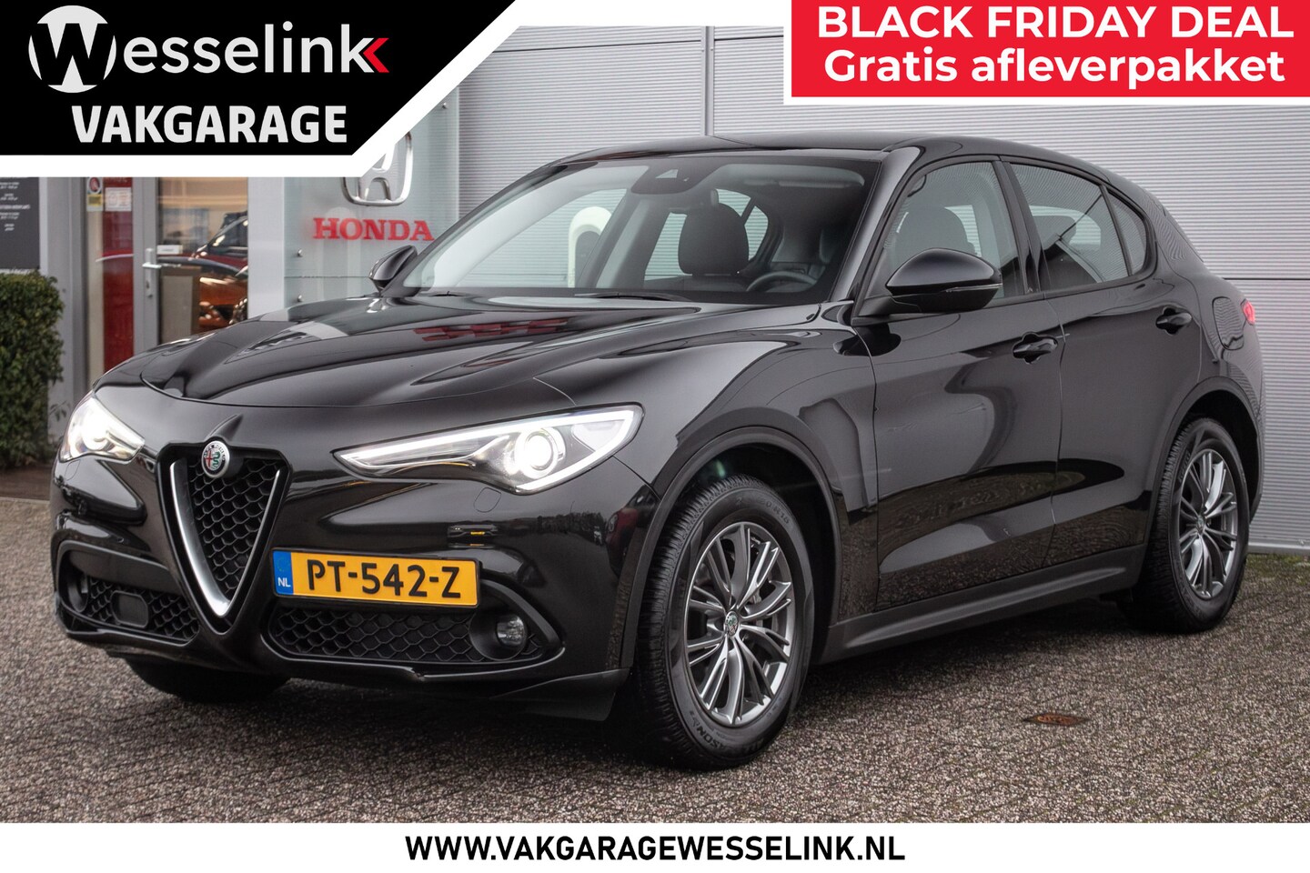 Alfa Romeo Stelvio - 2.2d Super automaat Nav | Org. NL | Trekhaak | All-seasonband - AutoWereld.nl