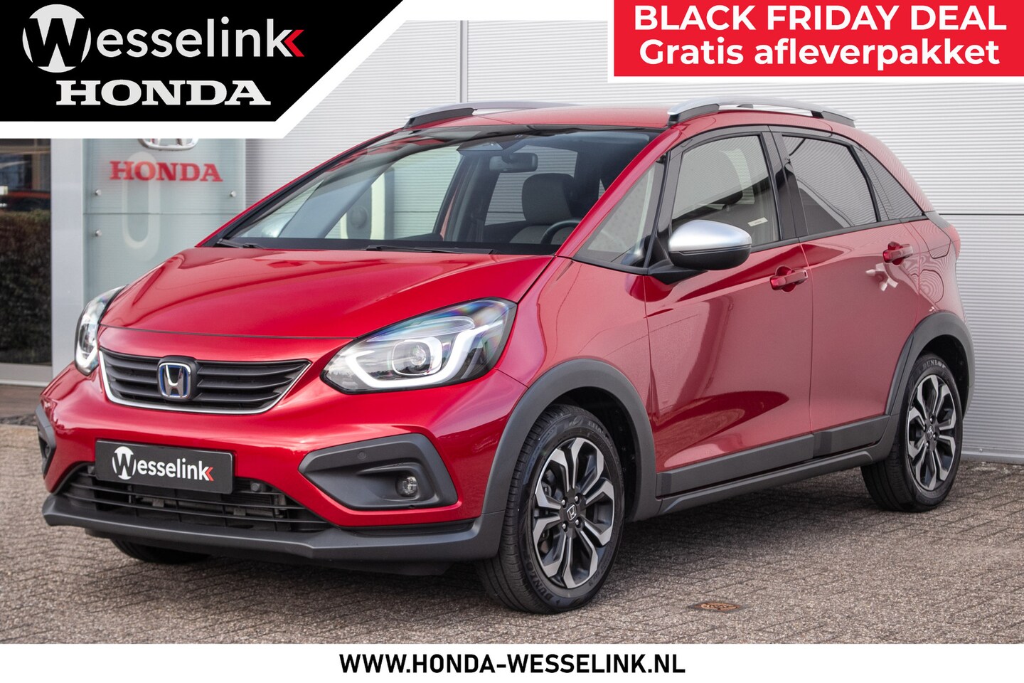 Honda Jazz - 1.5 e:HEV Crosstar Nav | Cam | Ad. cruise | Stoelverw. - AutoWereld.nl